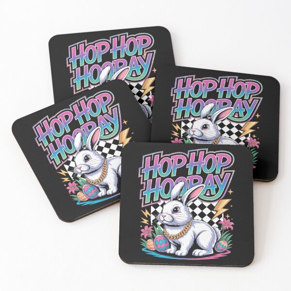 Item preview,  Hop Hop Hooray – Hip Hop Easter Bunny Graffiti Streetwear Tee V8 designed and sold by DarylWelsh2024.