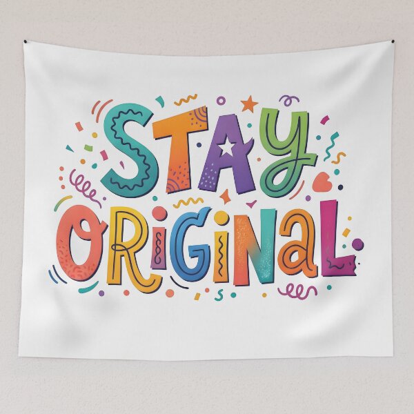 Item preview, stay original, original artwork, original illustration, custom art designed and sold by TrueArtVibes.