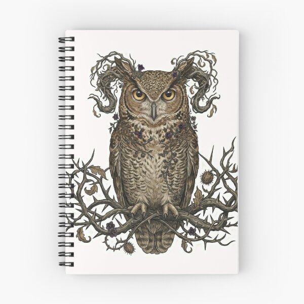 Item preview, The Great Horned Owl designed and sold by CroakHaus.