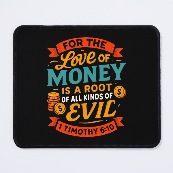 Item preview, 1 Timothy 6:10 For The Love Of Money Is A Root Of All Kinds Of Evil designed and sold by plushism.