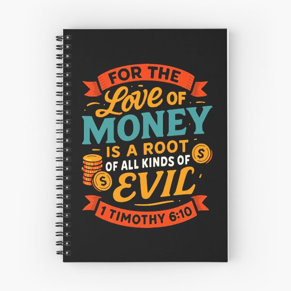 Item preview, 1 Timothy 6:10 For The Love Of Money Is A Root Of All Kinds Of Evil designed and sold by plushism.