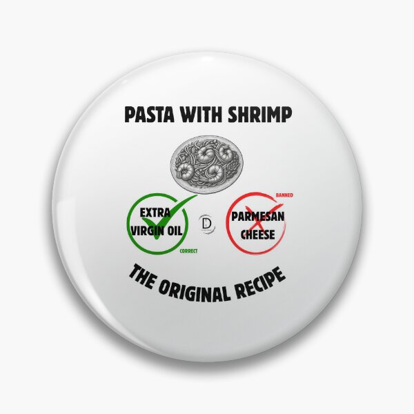 Item preview, Funny Italian Food Rules: No Parmesan on Seafood Pasta designed and sold by TheItaliandilemma.