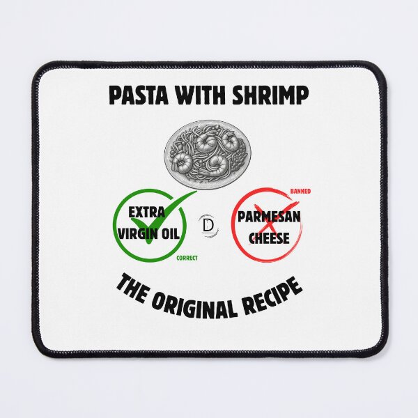 Item preview, Funny Italian Food Rules: No Parmesan on Seafood Pasta designed and sold by TheItaliandilemma.