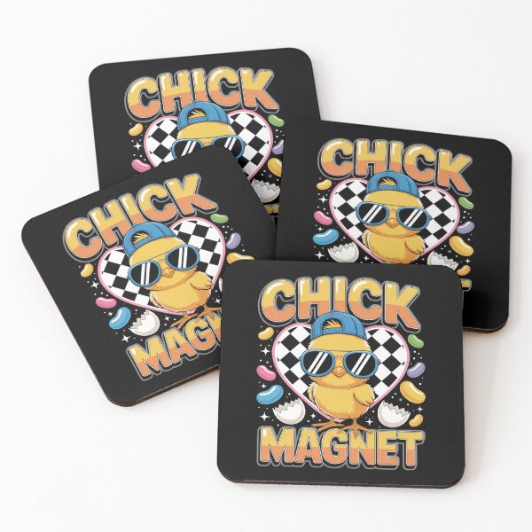 Item preview, Chick Magnet – Funny Easter Chick Sunglasses Retro Tee V1 designed and sold by DarylWelsh2024.