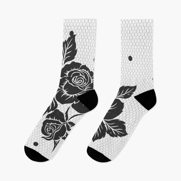 Item preview, Vintage Black Rose Lace & Polka Dot Pattern designed and sold by fadyHelmy.