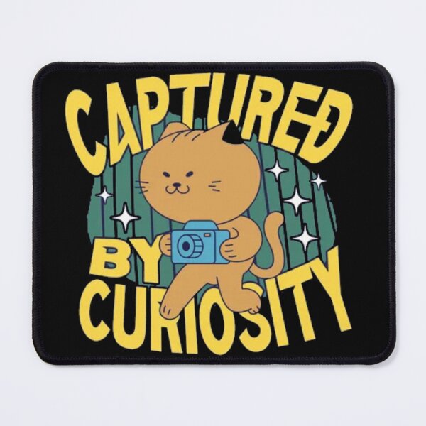 Item preview, Captured by Curiosity - Cute Cat Photographer Camera Graphic designed and sold by GenZFashion000.