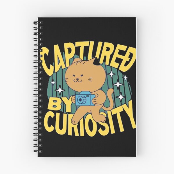 Item preview, Captured by Curiosity - Cute Cat Photographer Camera Graphic designed and sold by GenZFashion000.
