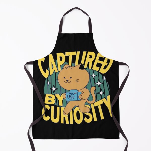 Item preview, Captured by Curiosity - Cute Cat Photographer Camera Graphic designed and sold by GenZFashion000.