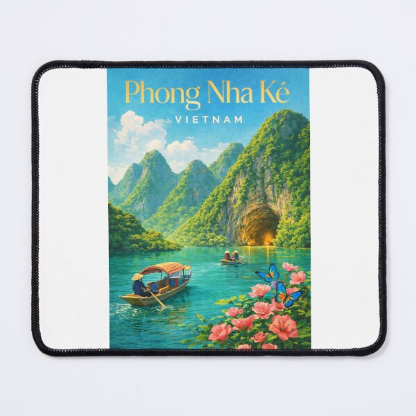 Item preview, Phong Nha Ke Bang Cave River Quang Binh Vietnam UNESCO Landscape designed and sold by Aryabek.