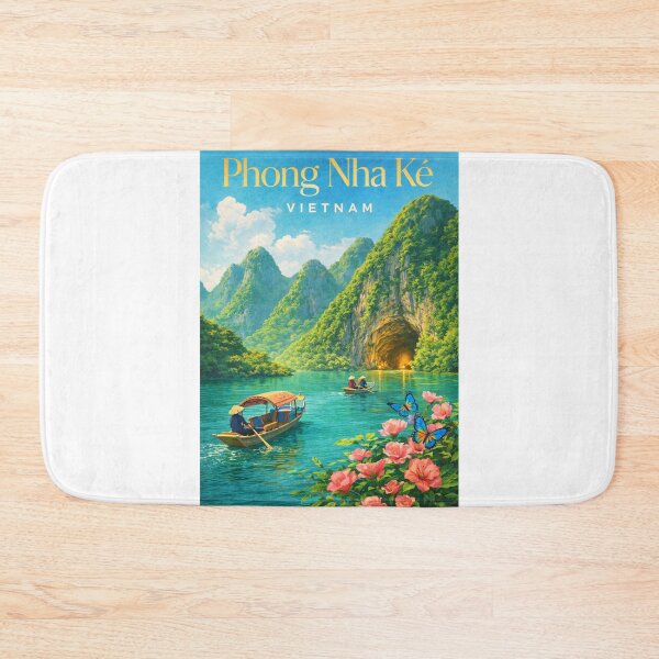 Item preview, Phong Nha Ke Bang Cave River Quang Binh Vietnam UNESCO Landscape designed and sold by Aryabek.