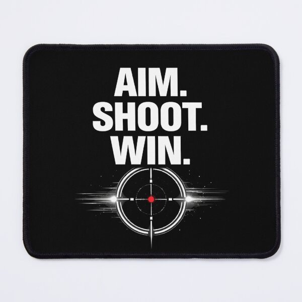 Item preview, Aim Shoot Win - Gamer Sniper Design designed and sold by JalwaWear.