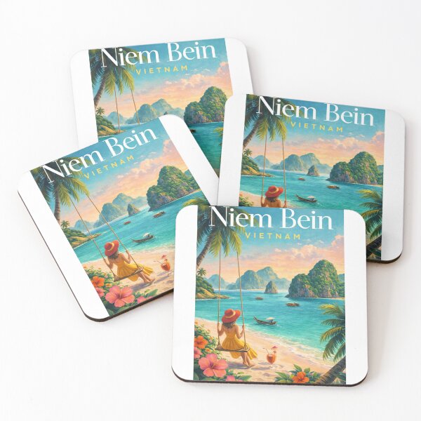 Item preview, Niem Bien Coastal Bay Vietnam Limestone Islands Gulf of Tonkin Region designed and sold by Aryabek.