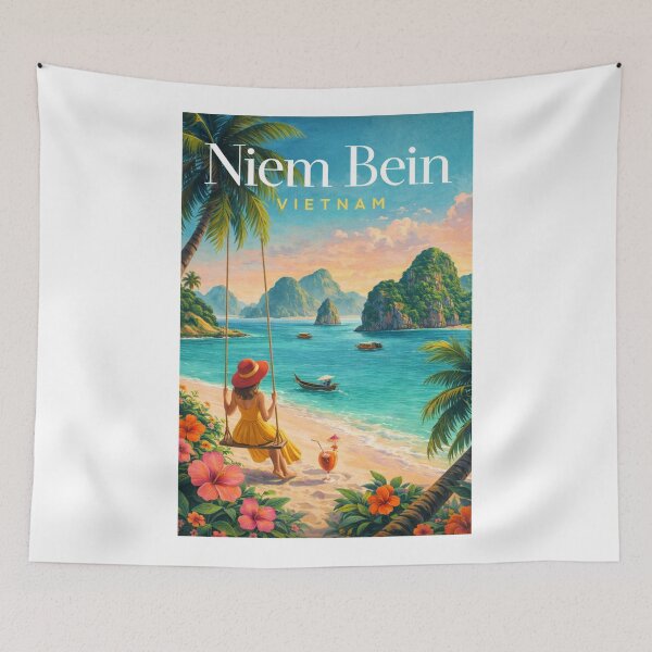 Item preview, Niem Bien Coastal Bay Vietnam Limestone Islands Gulf of Tonkin Region designed and sold by Aryabek.