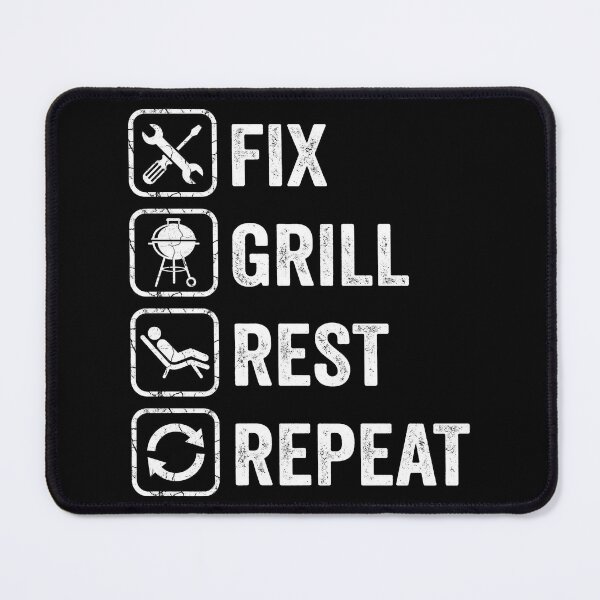 Item preview, Fix Grill Rest Repeat Routine Funny Gifts Fathers Day Dad designed and sold by OlakunleOloroz.