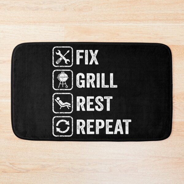 Item preview, Fix Grill Rest Repeat Routine Funny Gifts Fathers Day Dad designed and sold by OlakunleOloroz.