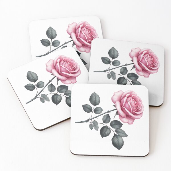 Item preview, Romantic Renaissance Luxurious Pink Rose Flower Shapes Mania designed and sold by Shapes-Mania.