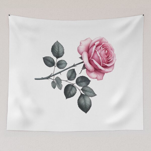 Item preview, Romantic Renaissance Luxurious Pink Rose Flower Shapes Mania designed and sold by Shapes-Mania.
