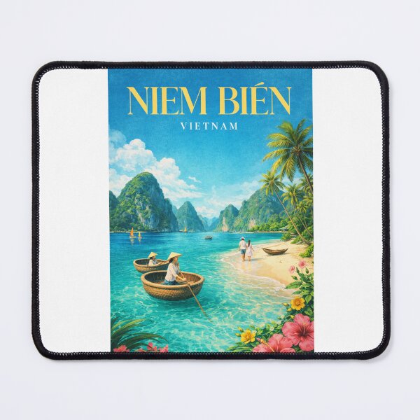 Item preview, Niem Bien Vietnam Limestone Karsts Gulf of Tonkin Coastal Paradise designed and sold by Aryabek.