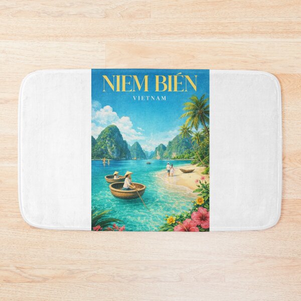 Item preview, Niem Bien Vietnam Limestone Karsts Gulf of Tonkin Coastal Paradise designed and sold by Aryabek.