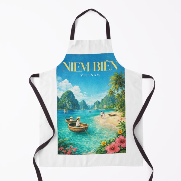 Item preview, Niem Bien Vietnam Limestone Karsts Gulf of Tonkin Coastal Paradise designed and sold by Aryabek.