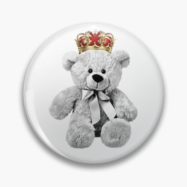 Item preview, Fluffy King Bear illustration  designed and sold by Desikhanna123.
