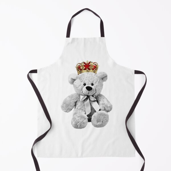 Item preview, Fluffy King Bear illustration designed and sold by Desikhanna123.