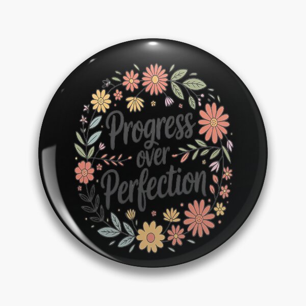 Item preview, Embrace Progress Over Perfection designed and sold by HaiharryCartoon.