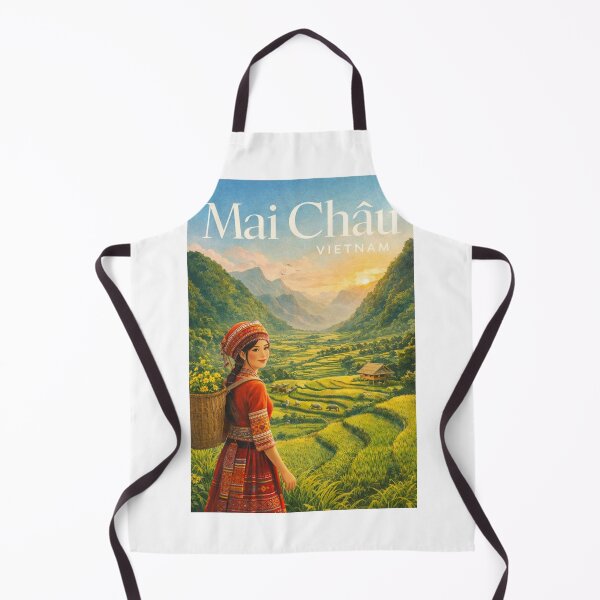Item preview, Mai Chau Hoa Binh Rice Terraces Sunset Valley Northern Vietnam designed and sold by Aryabek.
