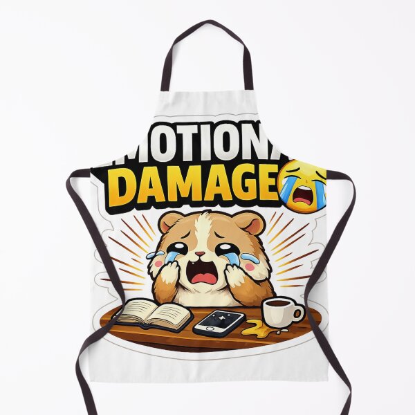 Item preview, Emotional Damage Crying Hamster Meme Funny Cute Sad Mood Sticker designed and sold by Kanvasly.
