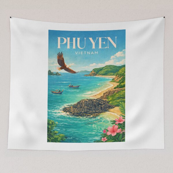 Item preview, Phu Yen Vietnam Ganh Da Dia Coastal Cliffs South Central Coast designed and sold by Aryabek.