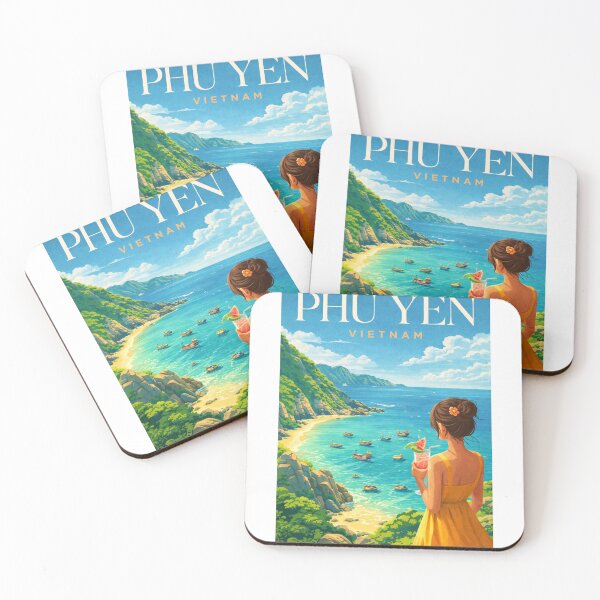 Item preview, Phu Yen Vietnam Tuy Hoa Coastline Fishing Boats South Central Coast designed and sold by Aryabek.