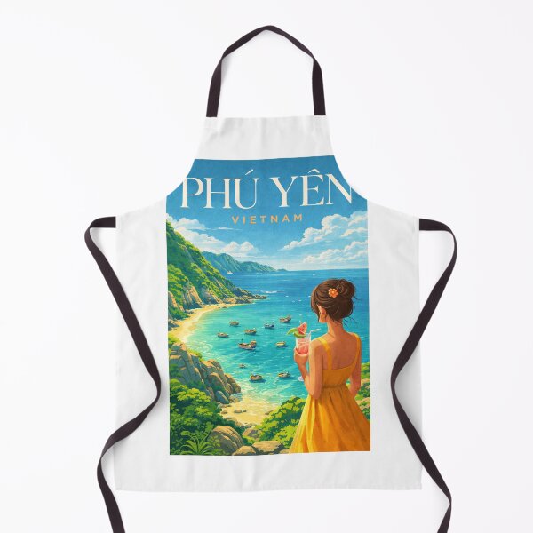 Item preview, Phu Yen Vietnam Tuy Hoa Coastline Fishing Boats South Central Coast designed and sold by Aryabek.