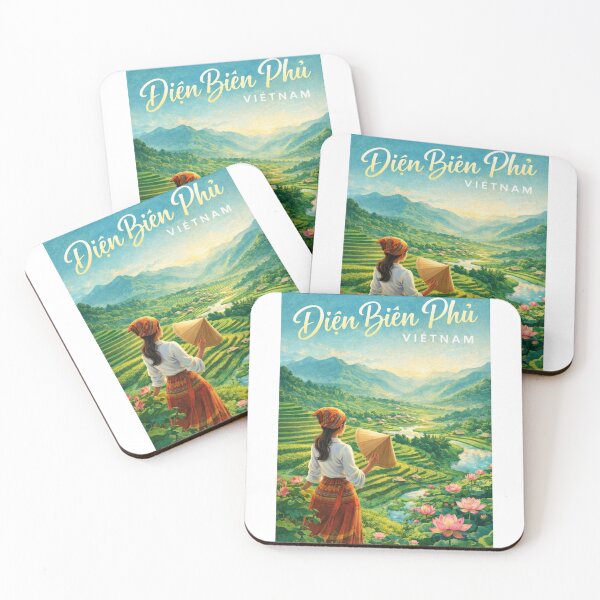 Item preview, Dien Bien Phu Northwest Vietnam Valley Rice Fields Historic Region designed and sold by Aryabek.