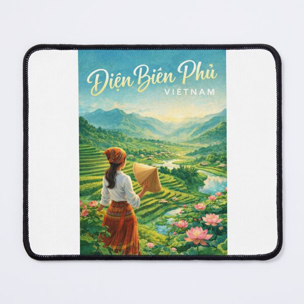 Item preview, Dien Bien Phu Northwest Vietnam Valley Rice Fields Historic Region designed and sold by Aryabek.