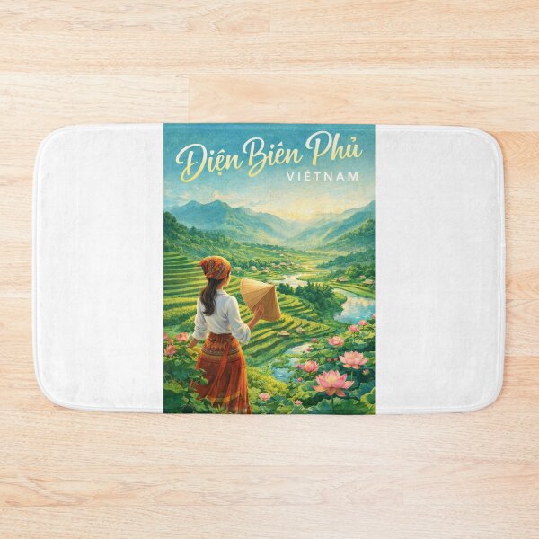 Item preview, Dien Bien Phu Northwest Vietnam Valley Rice Fields Historic Region designed and sold by Aryabek.