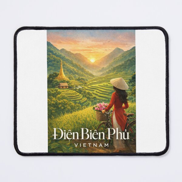 Item preview, Dien Bien Phu Northwest Vietnam Sunrise Valley Terraces Cultural Landscape designed and sold by Aryabek.