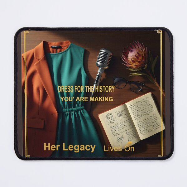 Item preview, Dress for the History You Are Making — Her Legacy Lives On | Women’s History Apparel Illustration designed and sold by Creative-RE.