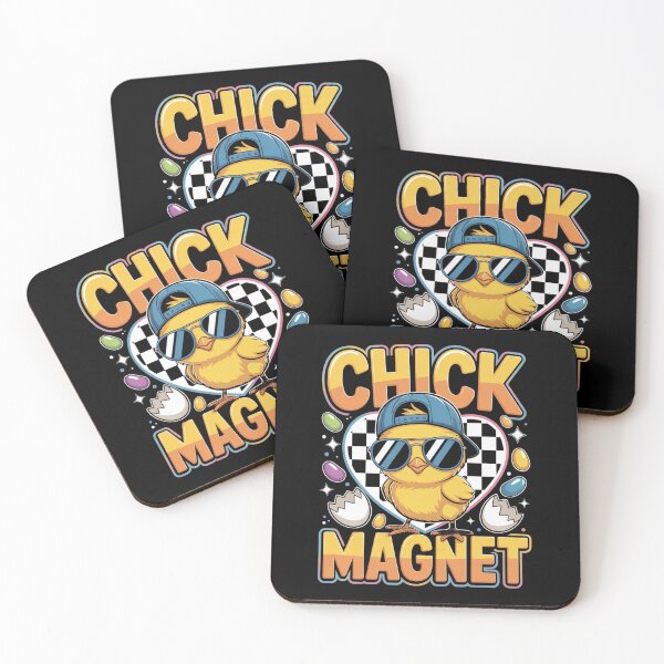 Item preview, Chick Magnet – Funny Easter Chick Sunglasses Retro Tee V5 designed and sold by DarylWelsh2024.