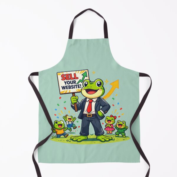 Item preview, Sell Your Website Frog T-Shirt – Funny Business Meme Frog, Entrepreneur Humor Tee, Cute Marketing Frog Shirt designed and sold by ZyxDes.