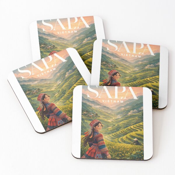 Item preview, Sapa Lao Cai Vietnam Terraced Rice Fields Hoang Lien Son Mountains designed and sold by Aryabek.