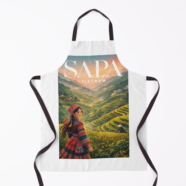 Item preview, Sapa Lao Cai Vietnam Terraced Rice Fields Hoang Lien Son Mountains designed and sold by Aryabek.