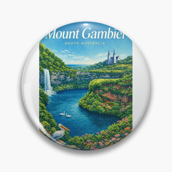 Item preview,  Mount Gambier South Australia Blue Lake Valley Limestone Coast designed and sold by Aryabek.
