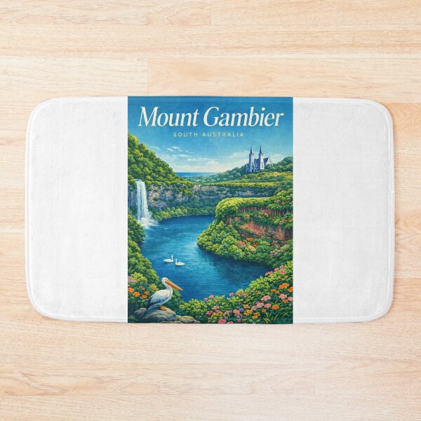 Item preview,  Mount Gambier South Australia Blue Lake Valley Limestone Coast designed and sold by Aryabek.