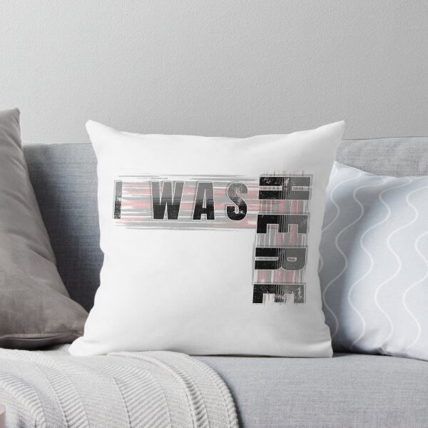 Item preview, I Was Here Glitch Typography Streetwear Design designed and sold by Aru-Prints.