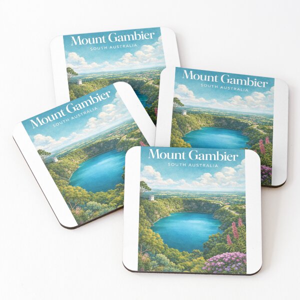 Item preview, Mount Gambier Blue Lake Crater Valley South Australia Limestone Coast designed and sold by Aryabek.