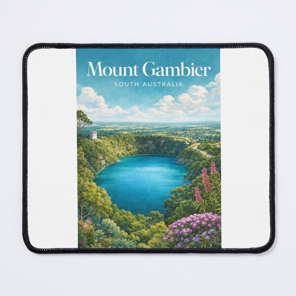 Item preview, Mount Gambier Blue Lake Crater Valley South Australia Limestone Coast designed and sold by Aryabek.