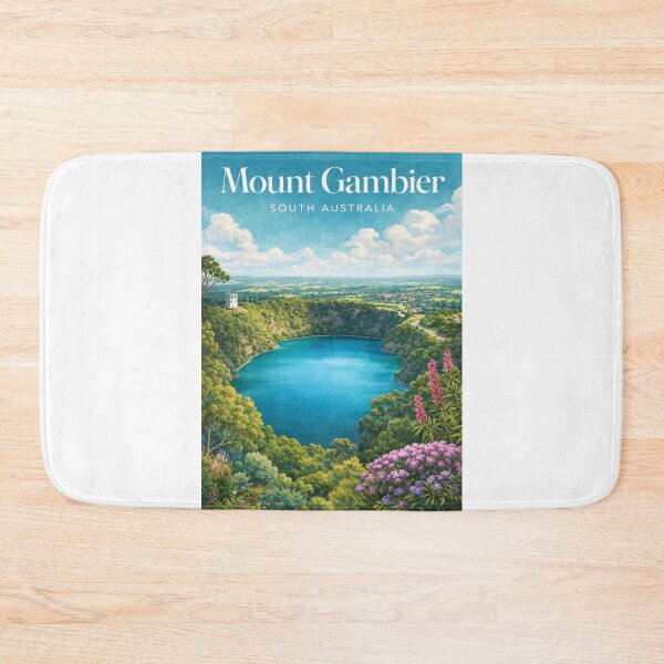 Item preview, Mount Gambier Blue Lake Crater Valley South Australia Limestone Coast designed and sold by Aryabek.