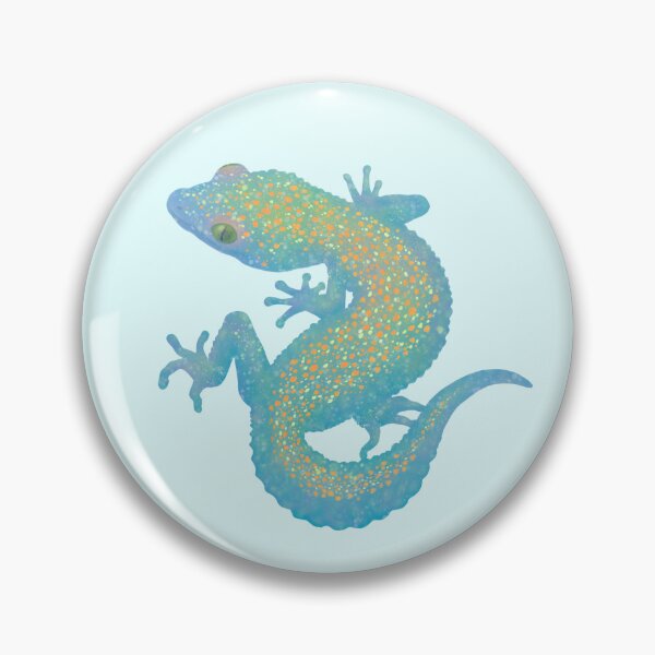 Item preview, Cute blue sticky gecko  designed and sold by EmpressDestiny.
