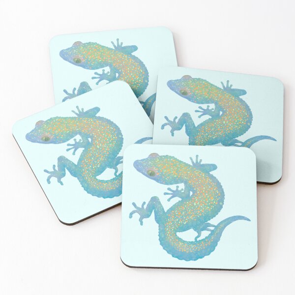 Item preview, Cute blue sticky gecko  designed and sold by EmpressDestiny.
