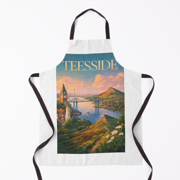 Item preview, Teesside Middlesbrough Transporter Bridge River Tees North Yorkshire England designed and sold by Aryabek.